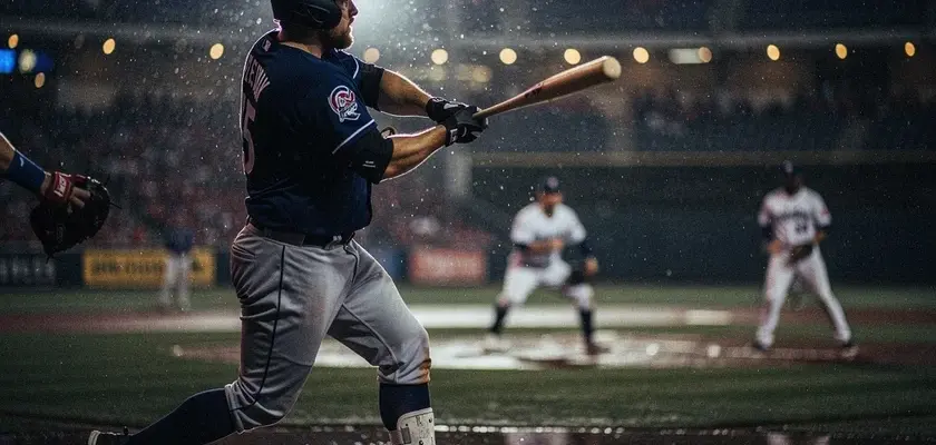 Bryce Harper in Team USA uniform batting cleanup at the 2026 World Baseball Classic in Houston