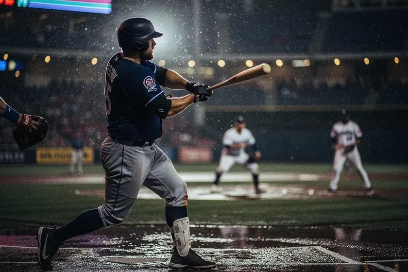 Bryce Harper in Team USA uniform batting cleanup at the 2026 World Baseball Classic in Houston