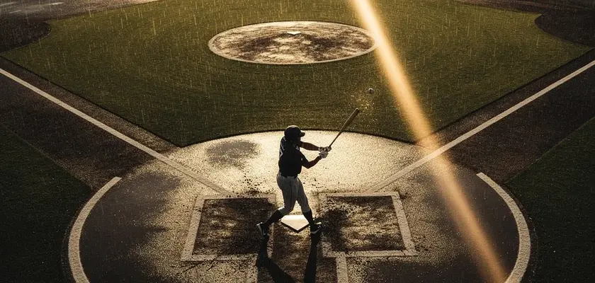 Cardinals prospect Joshua Baez at bat during spring training, a key name in the 2026 MLB Playoff Pic