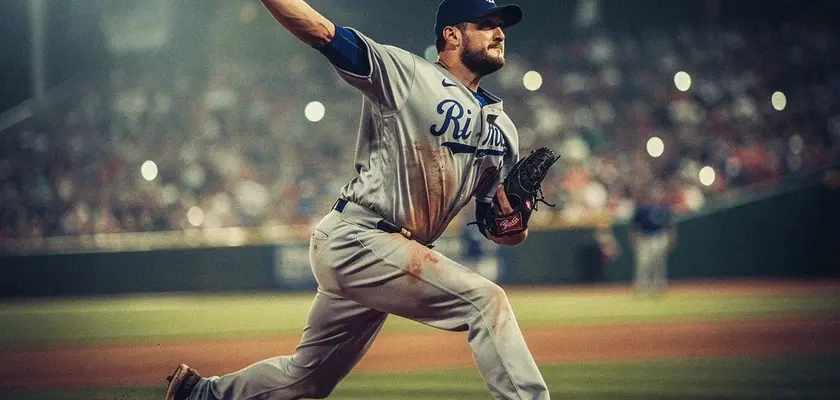 St. Louis Cardinals pitcher Dustin May delivering a pitch during 2026 spring training debut