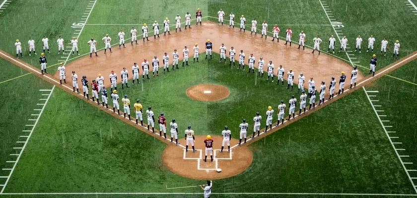 Kyler Murray in baseball gear during 2018 MLB Draft era, representing his potential Athletics return