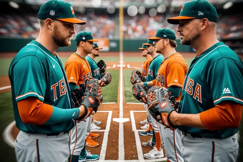 Mike Trout in Team USA uniform during the 2023 World Baseball Classic, the Angels star who slugged t
