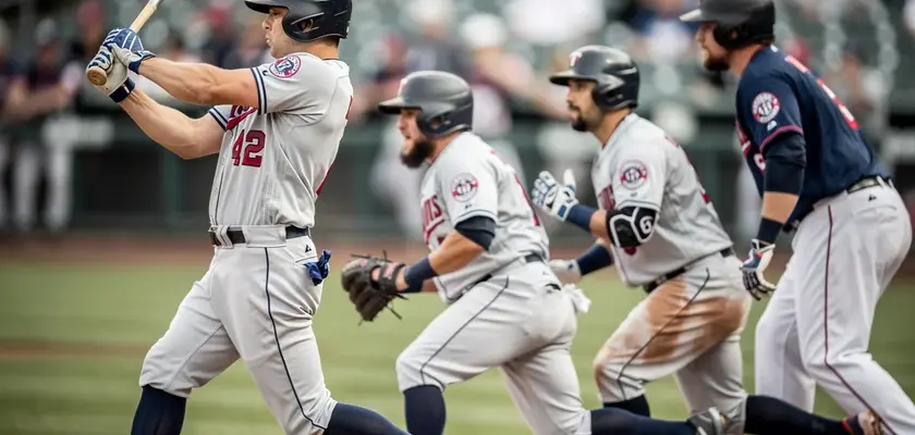 Luke Keaschall and Byron Buxton of the Minnesota Twins during 2026 Spring Training camp