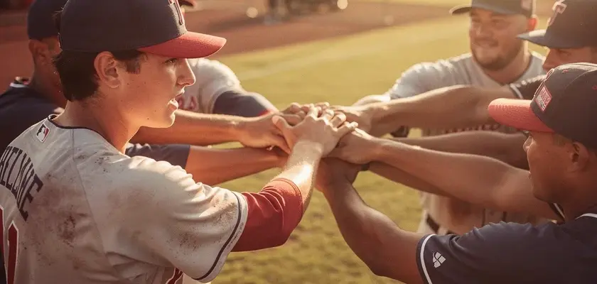 Minnesota Twins prospect Luke Keaschall taking outfield position during 2026 spring training camp