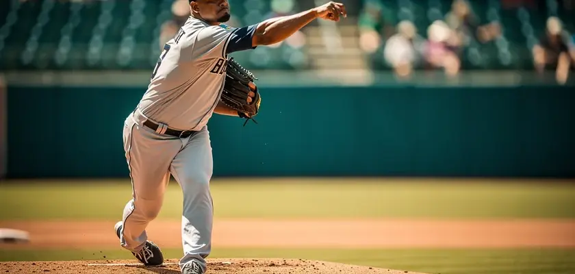 Philadelphia Phillies pitcher Zack Wheeler delivering a pitch during a spring training game at sprin