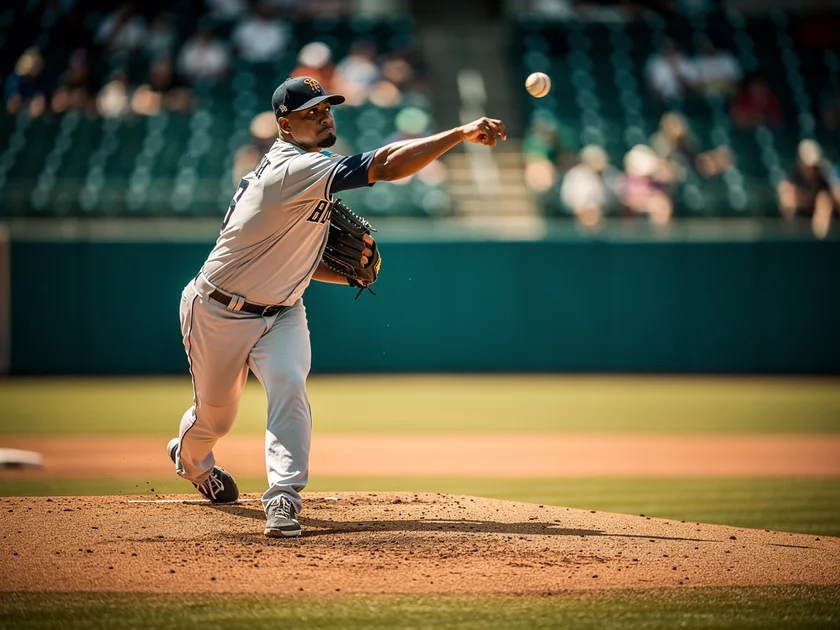Philadelphia Phillies pitcher Zack Wheeler delivering a pitch during a spring training game at sprin